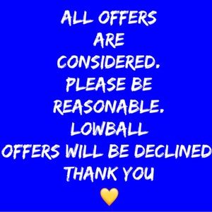 Offers Are Welcome 🤗